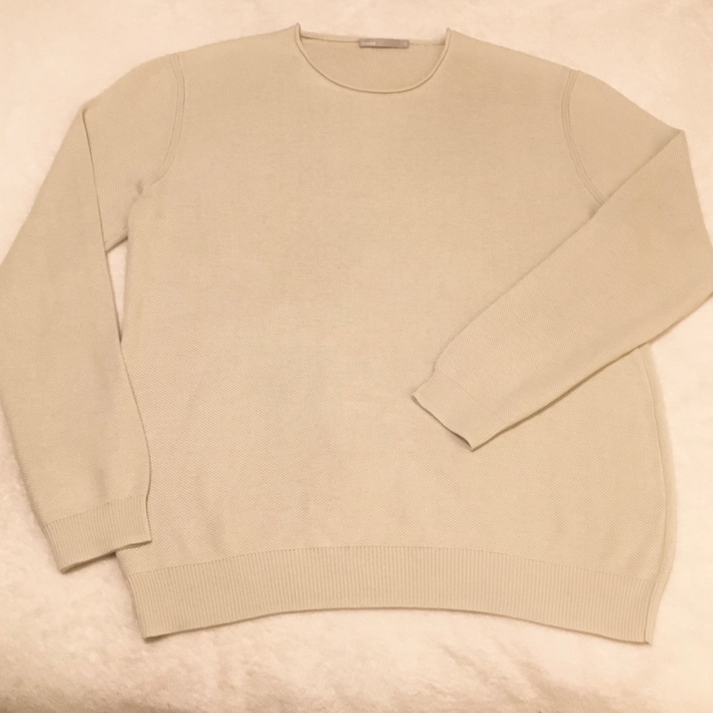 Vince Thermal Cotton Roll Neck Sweater XL
